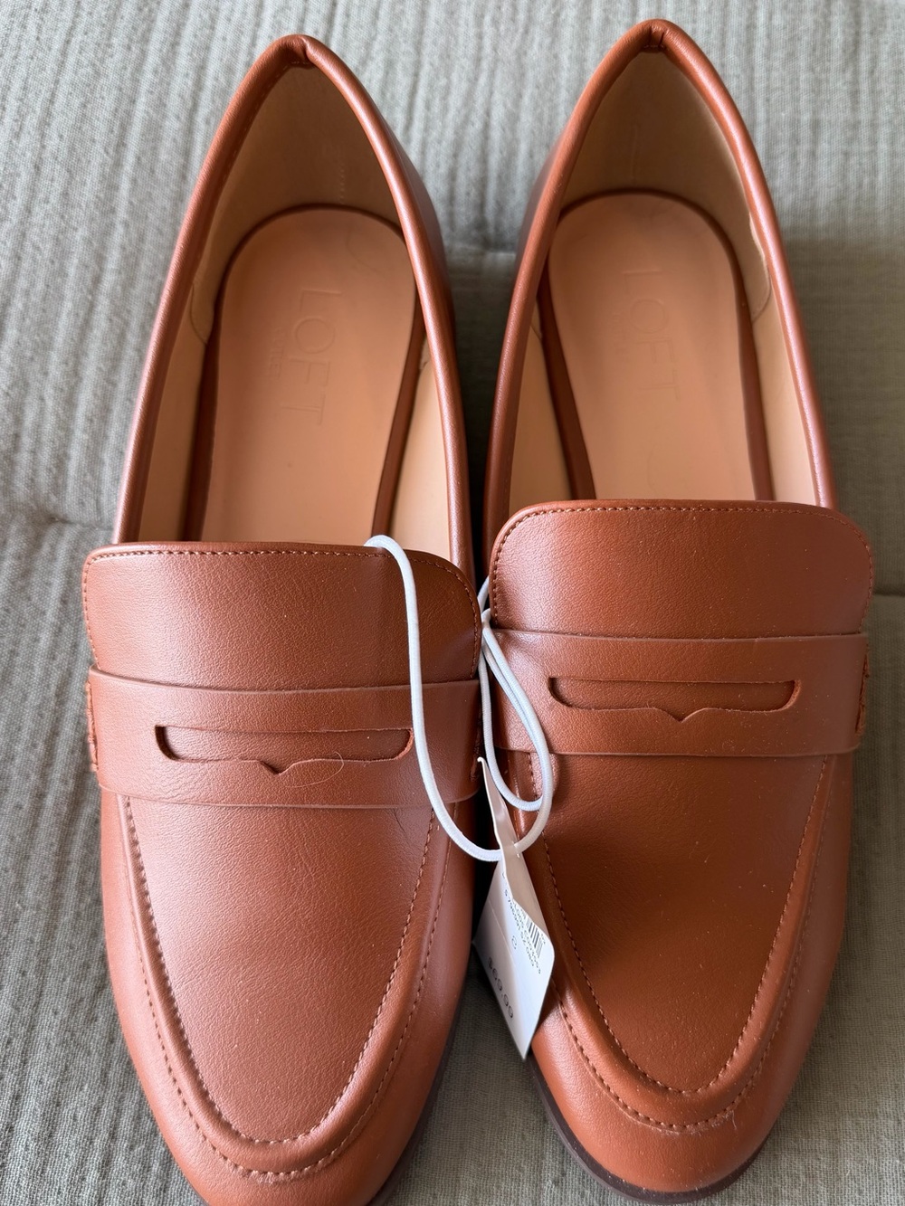 LOFT Light Brown Penny Loafers - Picture 2 of 4